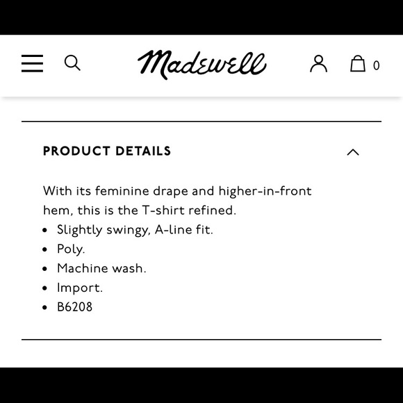 Madewell Tailored Tee - Picture 7 of 7